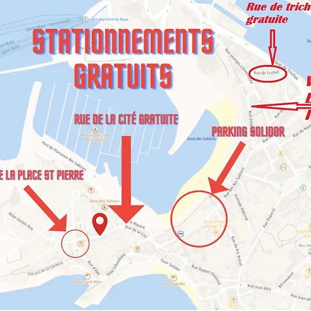 Appartement Saint Malo Vue Sur Mer Et Sur Intra Muros, Ferry, Plage Et Commerces A 50 M Exterior photo