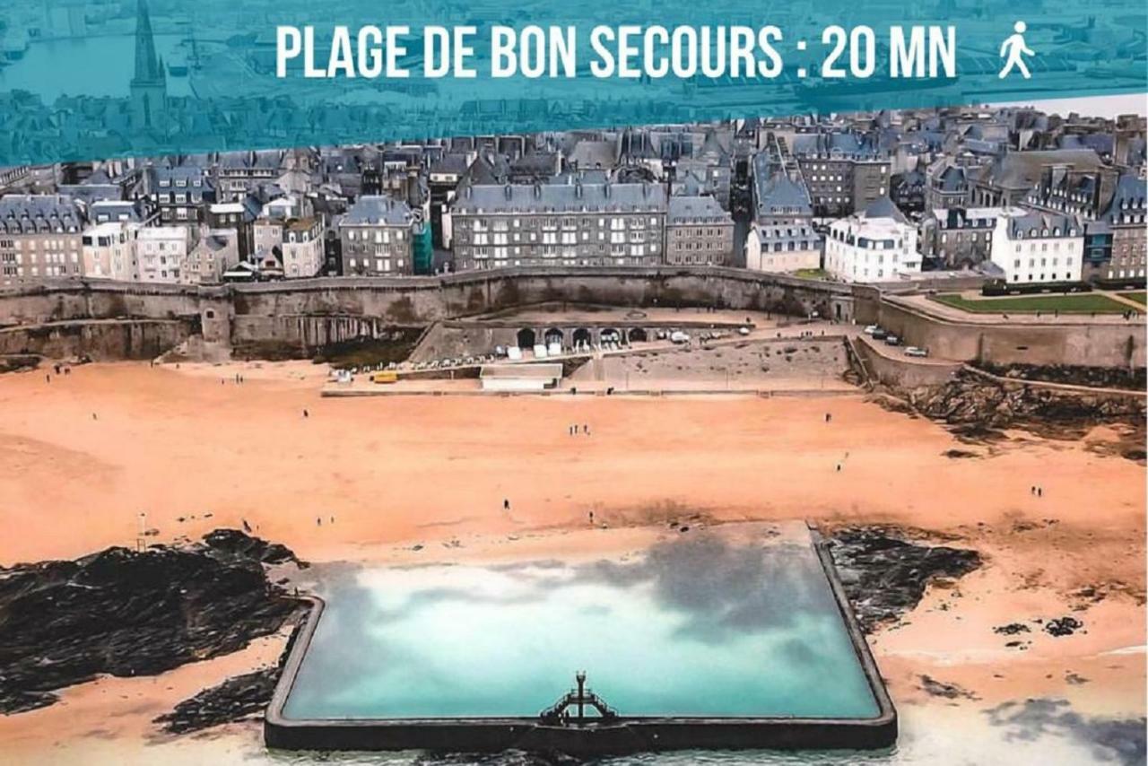 Appartement Saint Malo Vue Sur Mer Et Sur Intra Muros, Ferry, Plage Et Commerces A 50 M Exterior photo